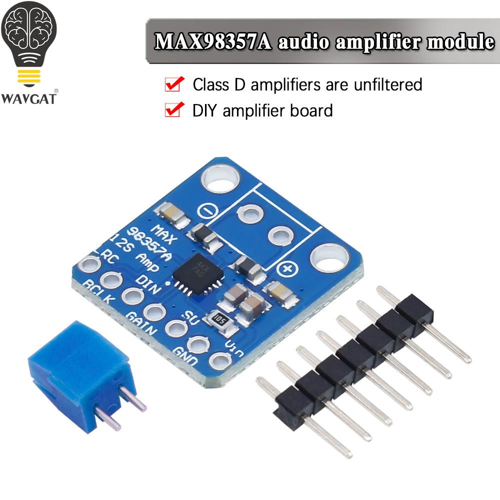 ตัวถอดรหัสเครื่องขยายเสียง MAX98357 MAX98357A I2S 3W Class D I2S DAC คุณภาพสูง สําหรับเครื่องขยายเสี