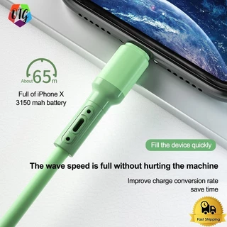 ซิลิโคนสี สายชาร์จข้อมูลสำหรับ USB C Micro USB Type C 1/1.5/2M สายเคเบิลข้อมูลสำหรับสาย USB โทรศัพท์มือถือ