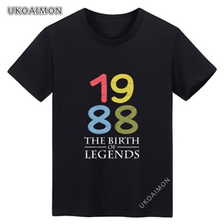 PL 1988 The Birth Of Legends Summer Tee Shirts Newest Pure  T-Shirt Unisex Summer Loose TShirts Classic Women T-Shi_03