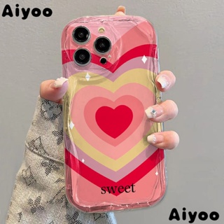 ✅เคสโทรศัพท์มือถือแบบนิ่ม ใส กันกระแทก ลายหัวใจ สําหรับ iPhone 14 13promax 12 11 7 8p xsxr