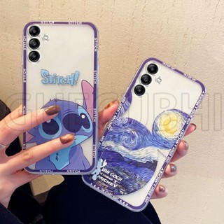 เคสโทรศัพท์มือถือ ซิลิโคนนุ่ม ใส ลายมิกกี้เมาส์ สติตช์ สําหรับ Samsung Galaxy A34 A54 5G A14 2023 A54 5G