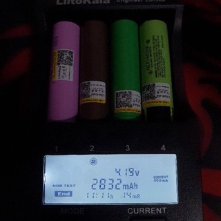 ถ่านชาร์จ LiitoKala HG2 18650 3.7V 3000mAh ของแท้ 100% ถ่าน