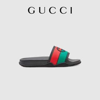 Gucci GUCCI รองเท้าแตะลําลอง สําหรับผู้ชาย