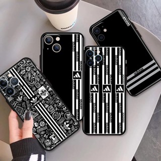 เคสโทรศัพท์มือถือ ซิลิโคน TPU กันกระแทก ลายโลโก้ adidas แฟชั่น สําหรับ Apple iPhone 6 6S 7 8 SE PLUS X XS