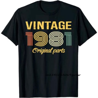 Cotton T-Shirt 1981 1971 Vintage T Shirt for Men Retro 40th Birthday Print Graphic Men Tops T Shirt Pure Brand Tees_03