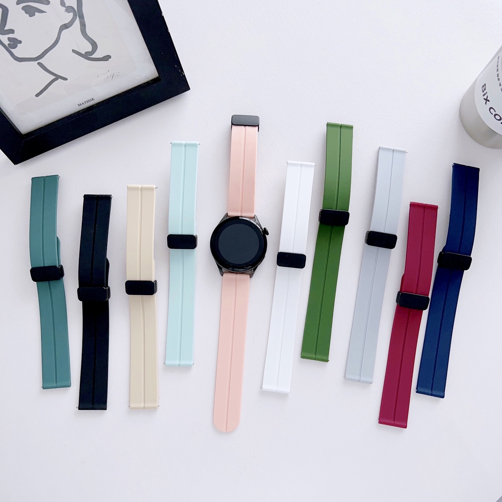 สายนาฬิกาข้อมือซิลิโคนแม่เหล็ก แบบเปลี่ยน สําหรับ Maimo Watch R GPS Smart Watch