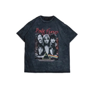 เสื้อยืด โอเวอร์ไซซ์ พิมพ์ลาย VINTAGE PINK FLOYD VNTG STONEWASH เสื้อยืดวงดนตรี_01