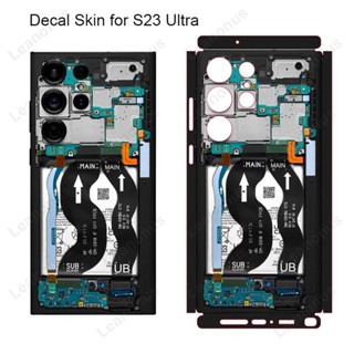 Samsung Galaxy S23 Ultra / S22 Ultra Rear Protective Film Tear Down Skin Wrap Change Color Sticker