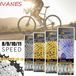 Ivanes อุปกรณ์เสริมโซ่จักรยานเสือภูเขา 8/9/10 11 Speed Hollow Chain Hollow Chain