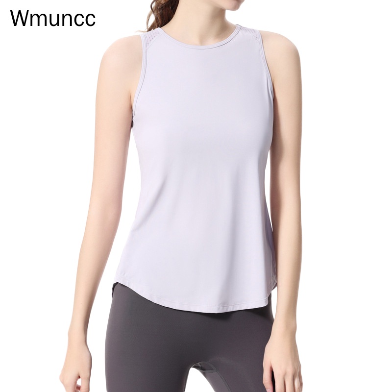 Wmuncc 2026 เสื้อกีฬาแขนกุด ทรงหลวม สวยงาม ใส่ออกกําลังกาย เล่นโยคะ สําหรับผู้หญิง