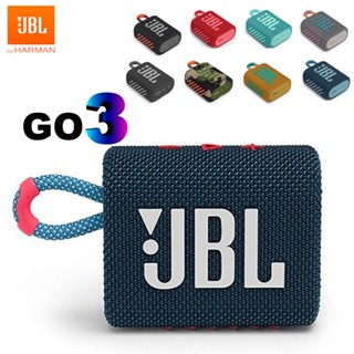 Jbl-go3 ลําโพงบลูทูธไร้สาย เสียงเบสบริสุทธิ์ ขนาดเล็ก แบบพกพา กันน้ํา สําหรับกลางแจ้ง