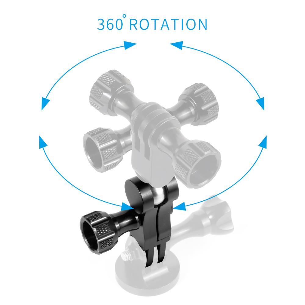 BGNing อลูมิเนียมอะแดปเตอร์ Mount Bracket Connector สําหรับ GoPro 13 12 11 10 สําหรับ DJI OSMO Action กีฬากล้อง DSLR ราคา ถูกที่สุด ดีลบีเคเค แกลเลอรีภาพที่ 2