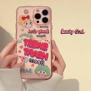 เคสโทรศัพท์มือถือ ลายการ์ตูนผู้หญิง สําหรับ Apple Iphone 13promax 14 12 11x14