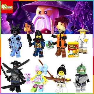 ฟิกเกอร์ Ninjago Lord Garmadon Master Wu Nya Ninja ขนาดเล็ก สไตล์โมเดิร์น