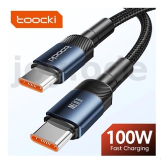 Toocki 100W Type-C to Type-C Cable QC4.0 Fast Charging Data Transmission Thick Wire Core Line 0.5M/1M/2M Long