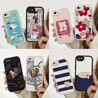 เคส Iphone 6 เคส 6S เคส 7 เคส 8 เคส 6 PLUS เคส 6S PLUS เคส 7 PLUS เคส 8 PLUSซองซิลิโคนหนังแกะขนาดเล็ก ลายการ์ตูน น่ารักจัง เลนส์ป้องกันสูง KLQ