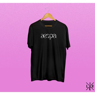 เสื้อยืดพิมพ์ลายแฟชั่น เสื้อยืด พิมพ์ลาย Xline KPOP AESPA Distro