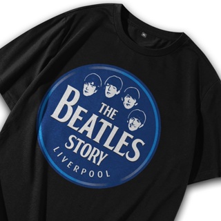 เสื้อยืด พิมพ์ลายวง Baju Band Kaos Band The Beatles สไตล์พังก์ร็อค วินเทจ พรีเมี่ยม สําหรับผู้ชาย ผู้หญิง 302