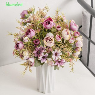 Bluevelvet ดอกไม้ประดิษฐ์ แบบสัมผัสเหมือนจริง สําหรับตกแต่งบ้าน งานแต่งงาน ห้องนอน