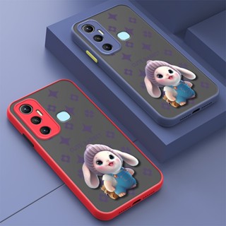 เคสซิลิโคนนิ่ม ลายการ์ตูนกระต่าย กันตก สําหรับ Infinix Hot 10 10S 10i 11 11S 12 12i X682B X688C NFC Pro Play