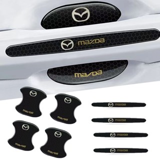 【Mazda/มาสด้า】8 ชิ้น ติดมือจับประตูรถยนต์ เบ้ากันรอย(กันรอยขีดข่วนรถยนต์)ทุกรุ่น เรืองแสง สติ๊กเกอร์ติดประตูรถยนต์ กันกระแทกประตูรถ สติกเกอร์ กันรอย Mazda Mazda2 Mazda3 CX3 CX5 BT50 CX30 MX5 CX8