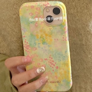 เคสโทรศัพท์มือถือ แบบนิ่ม ลายดอกไม้ กันกระแทก สําหรับ iPhone 14 13 12 11 Pro Max XR X XS 7 8 Plus