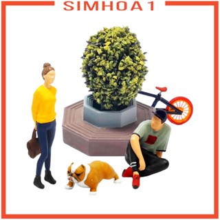 [Simhoa1] Miniature Scenes 1:64 Scale People Figurines for Movie Props Collections