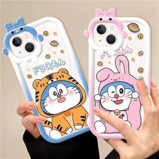 Case for OPPO A15 A12E A15S A53 A54 A57 A3S A72 A9 A5 2020 A96 A97 Kawii Girls Cute Doraemon Monster Lens Clear Silicone Phone Cover DCG