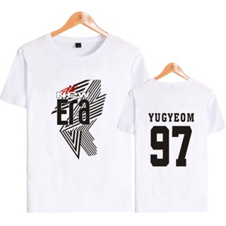  ใหม่เอี่ยมเสื้อยืดสําหรับผู้ชาย♛F.Alimoo GOT7 2018 ยุคใหม่ 97 YUGYEOM เสื้อยืดผ้าฝ้ายผู้ชาย &amp;ผู้หญิง ขนาด pR^