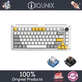 Iquix ZX75 คีย์บอร์ดเมคคานิคอลไร้สาย เปลี่ยนได้