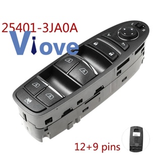 25401-3JA0A Electric Power Window Master Control Switch Folding for Nissan Infiniti