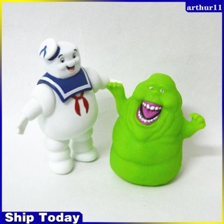 Arthur Ghostbusters Marshmallow Man Slimer Green Ghost ของเล่นสําหรับเด็ก