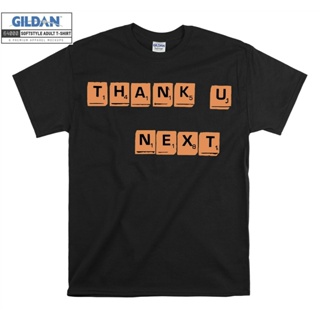 เสื้อยืดแขนสั้นเสื้อยืด พิมพ์ลาย Thank You Next Concert แฟชั่นสําหรับผู้ชาย และผู้หญิงS-5XL