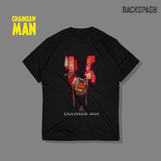 tshirt เสื้อยืด พิมพ์ลายการ์ตูนอนิเมะ Chainsaw Man Series สําหรับผู้ชาย และผู้หญิง(S-5XL)