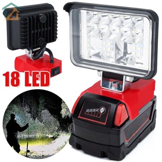 ไฟ LED 3 นิ้ว หมุนได้ 180 องศา สําหรับแบตเตอรี่ลิเธียม Milwaukee M18 20V SHOPCYC2748