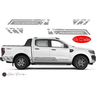 สติกเกอร์ FORD RANGER BODY DECALS FORD WILDTRAK DECALS สําหรับติดตกแต่งร่างกาย x2