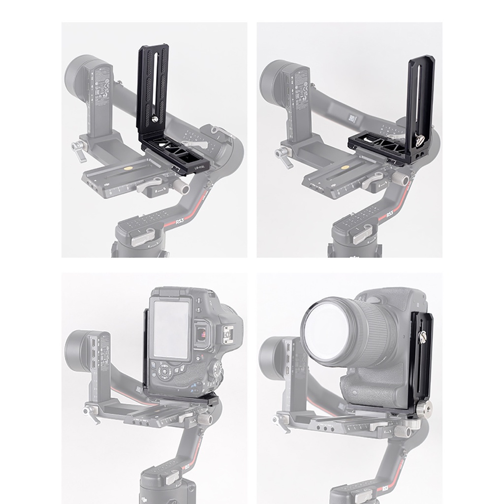 Bgning RS3 RS2 1/4 สกรูปลดเร็ว ตัวยึด L สําหรับ DJI Ronin RSC2 RS3 กิมบอลมือถือ ขาตั้งกล้องวิดีโอ ขาตั้งกล้อง Arca Swiss