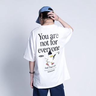 อื่น ๆ Ⓐ เสื้อยืดแขนสั้น พิมพ์ลายตัวอักษร Not For Everyone สําหรับผู้ชาย และผู้หญิง