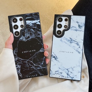 【Marbling】Casetify เคสโทรศัพท์มือถือแบบนิ่ม กันกระแทก ลายหินอ่อน แฟชั่น สําหรับ Samsung s23ultra s23 s23+ s22ultra