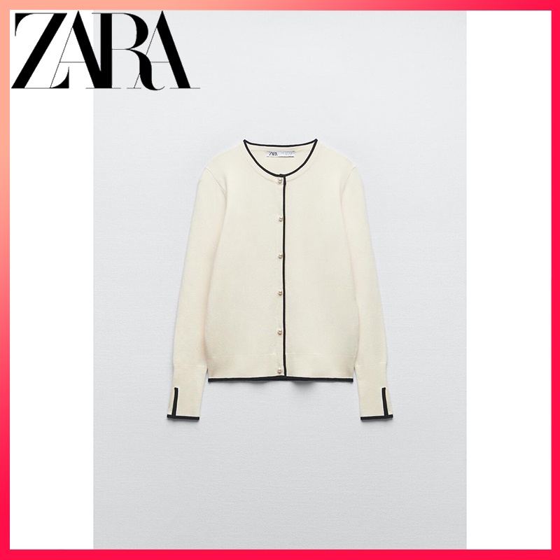 ZARA ซาร่า สเวตเตอร์สำหรับฤดูใบไม้ผลิใหม่ ดีไซน์ถักทันสมัย