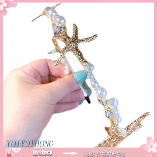 Yoi ที่คาดผม แบบบาง สีทองเมทัลลิก สไตล์มินิมอล วินเทจ สําหรับผู้หญิง