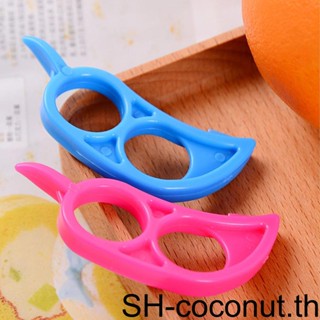 ที่ปอกเปลือกผลไม้ ส้ม เลม่อน พลาสติก ขนาดเล็ก แบบพกพา สุ่มสี คุณภาพสูง
