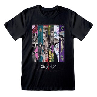 [S-5XL] เสื้อยืดลําลอง แขนสั้น พิมพ์ลาย Junji-Ito Key Art Official เข้ากับทุกการแต่งกาย สําหรับผู้ชาย 104104