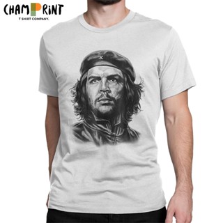 [S-5XL] เสื้อยืดคอกลม ผ้าฝ้ายแท้ พิมพ์ลาย Che Guevara Communism เหมาะกับของขวัญ สําหรับผู้ชาย