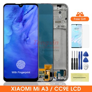 อะไหล่หน้าจอสัมผัสดิจิทัล Lcd Mi A3 6.01 นิ้ว พร้อมกรอบ สําหรับ Xiaomi Mi A3 M1906F9SH Xiaomi Mi CC9e