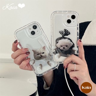 เคสโทรศัพท์มือถือแบบนิ่ม TPU ใส กันกระแทก ลายการ์ตูนสุนัข แมวน่ารัก สําหรับ Redmi 9T 10 9A 9C NFC A1 10A Redmi Note 9 11 10 10s 11s Note10 Note10s Note9 Note11