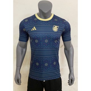 เสื้อกีฬาแขนสั้น ลายทีมชาติฟุตบอล Jamaica 2023 24 ชุดเหย้า คุณภาพสูง