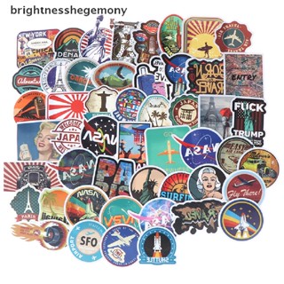 BGTH 50Pcs Fantasy Colour Stickers Outdoor Scrapbook Suitcase Laptop Guitar Sticker Vary