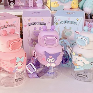 ขวดน้ำ 600ML sanrio kuromi cinnamoroll mymelody hello kitty Pochacco water bottle