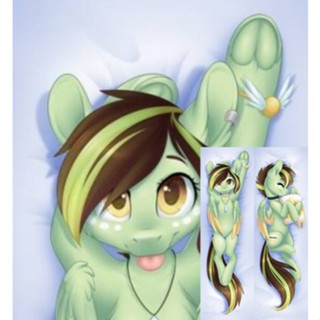 ปลอกหมอน พิมพ์ลายอนิเมะ Dakimakura Akane MLP Furry แบบสองด้าน เหมาะกับชีวิต